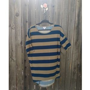 LuLaRoe Irma Striped Tunic Size Medium